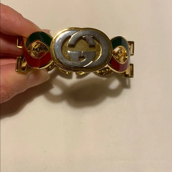 Authentic GUCCI GG Web Bracelet - Picture 7 of 16